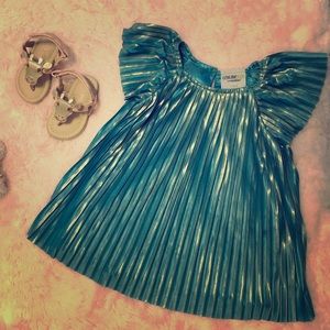Baby’s Turquoise and Gold Dress by Genuine Kids